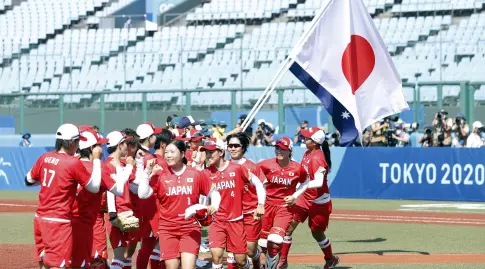 נבחרת הסופטבול של יפן (רויטרס)