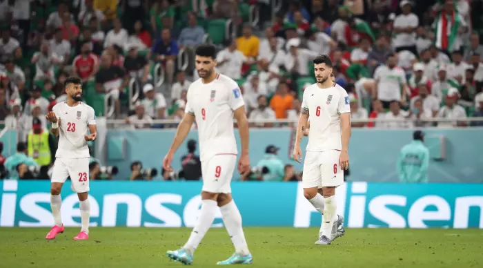 שחקני נבחרת איראן מאוכזבים (רדאד ג'בארה)