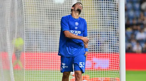 לירן חזן מאוכזב מההחמצה (חגי מיכאלי)