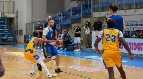 משחק האימון בין מכללת אלן למכבי אשדוד (באדיבות המועדון)