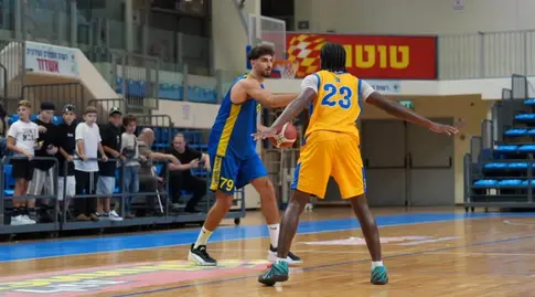 משחק האימון בין מכללת אלן למכבי אשדוד (באדיבות המועדון)